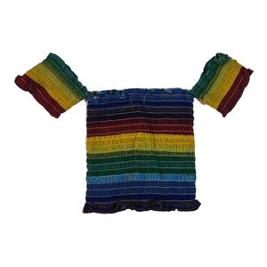 rainbow crop top